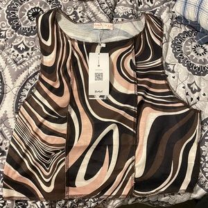 Romwe Multo-colored crop top